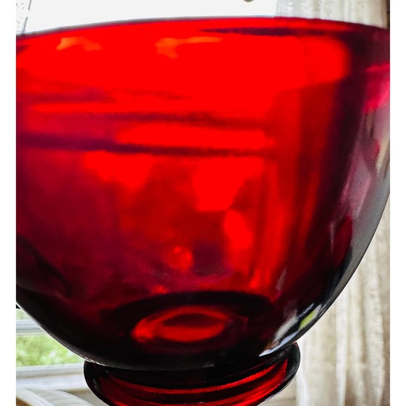 Vintage Anchor Hocking Royal Ruby snack/punch cup - Picture 6 of 10